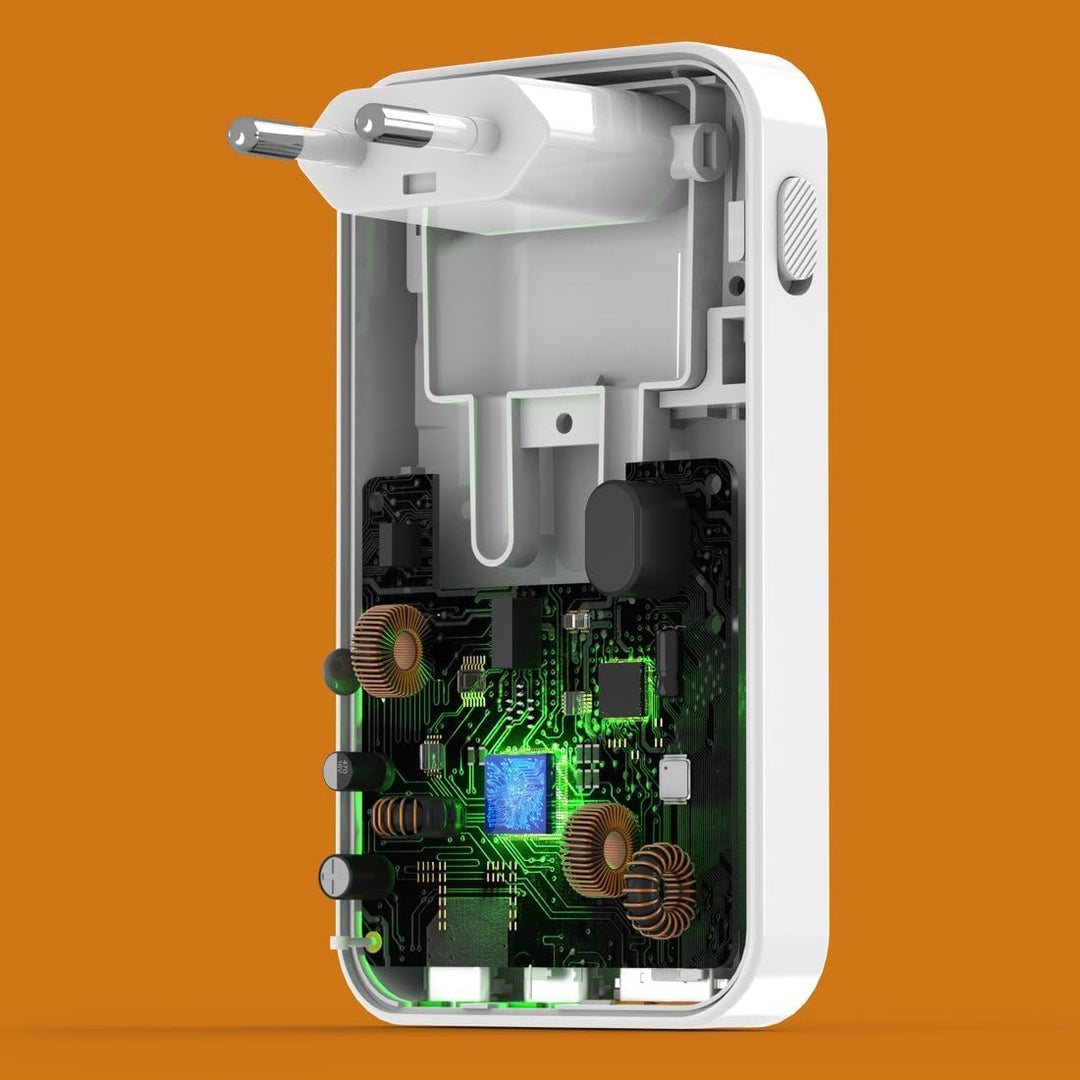 Hama USB C Ladegerät (Schnellladegerät 65 Watt, Ladestecker für Steckdose 2X USB-C, 1x USB-A, für Ha