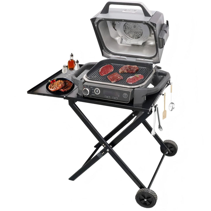 Grillständer für Ninja Woodfire - OG701/OG850/OG951, Faltbarer Ständer und Beistelltisch für Ninja B