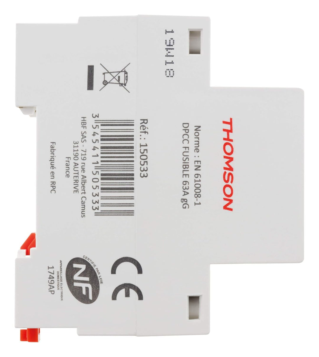 Thomson Differentialschalter mit Schraube, 63 A, Typ AC NF 63A Typ AC Einzigartig, 63A Typ AC Einzig