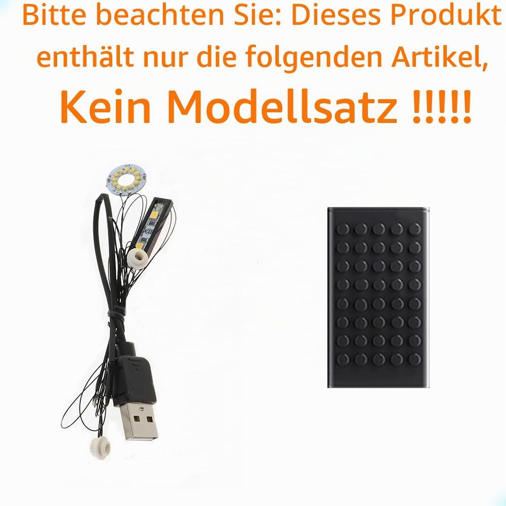 GEAMENT LED Licht-Set Kompatibel mit Lego Stitch - Beleuchtungsset für 43249 (Modell-Set Nicht entha