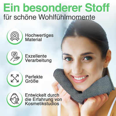 Kosmetik Kompressentuch Mikrofaser 25 x 70 weich flauschige Premium Kompressen Tücher für Studio & W