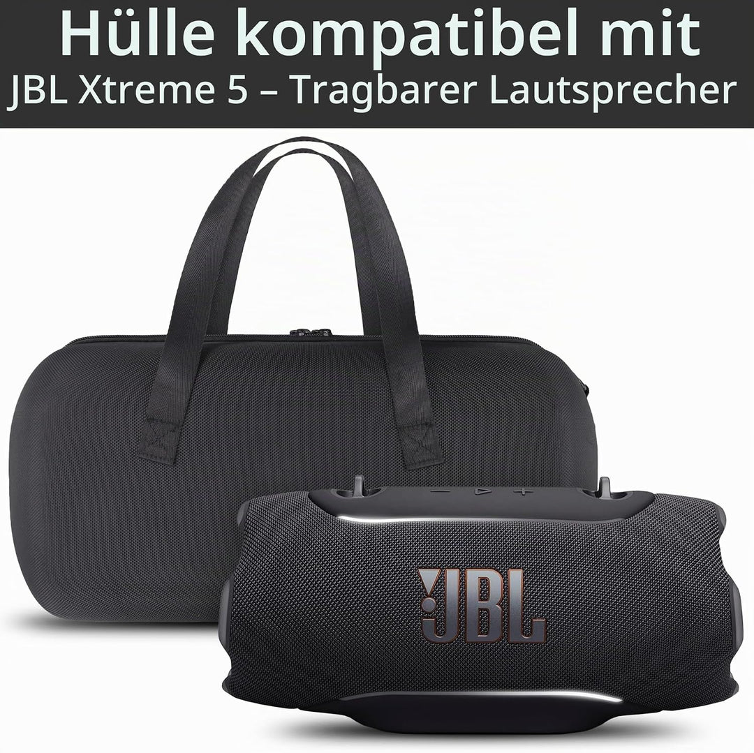 co2CREA Hart Reise Schutz Hülle Etui Tasche für JBL Xtreme 5 Tragbarer Bluetooth Lautsprecher,(Nur H