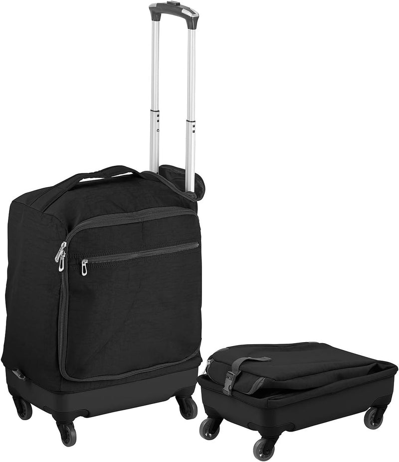 Xcase Falt-Reisetaschen: 3 ultraleichte 4 Rollen Reise-Trolleys, 46, 57 und 78 Liter (Rollenreisetas