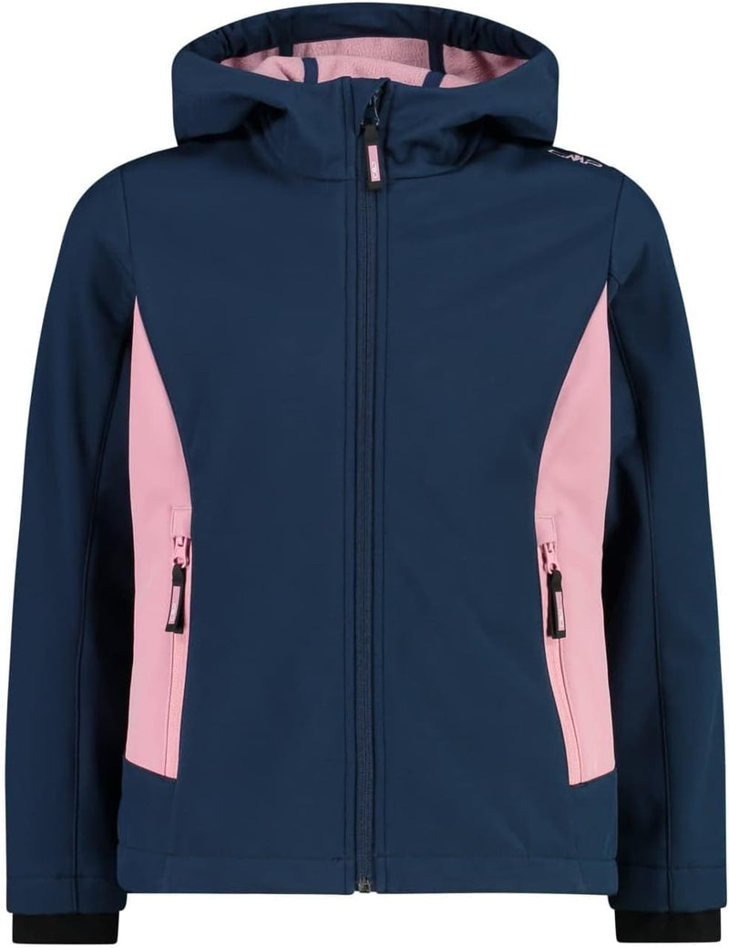 CMP Mädchen Softshelljacke für Kinder KID G JACKET FIX HOOD 116 Erröten, 116 Erröten