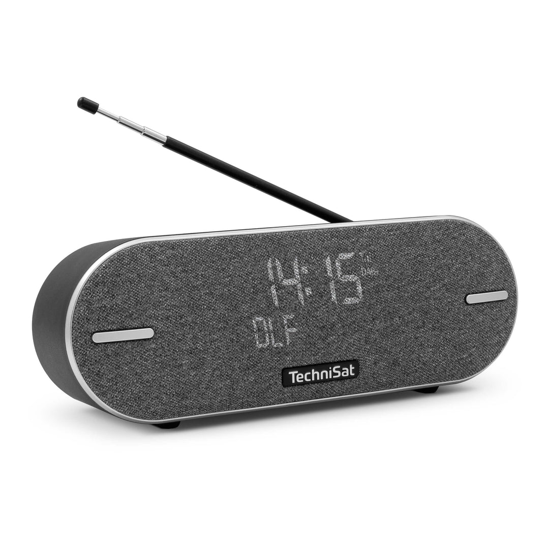 TechniSat DIGITRADIO BT 2 - tragbarer Premium-Bluetooth-Lautsprecher mit DAB+ Digitalradio (UKW, Uhr