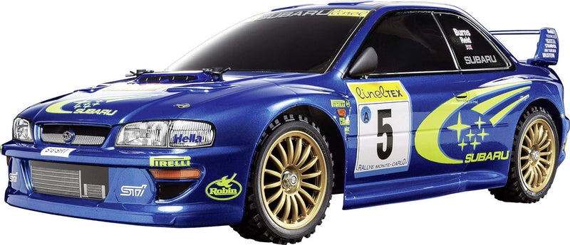 Tamiya 58631-1:10 RC Subaru Impreza MC 99 TT-02, ferngesteuertes Auto, RC Fahrzeug, Modellbau, Bausa