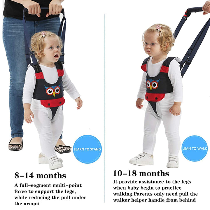 IULONEE Lauflernhilfe Gehhilfe für Baby Stehen Gehen Lernen Helfer Walker Sicherheitsleinen mit Sich