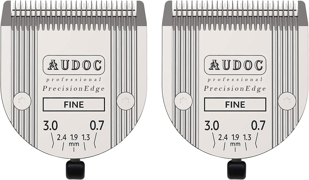 AUDOC 2-Pack Professionelle Tier-5-in-1-Klinge mit Verstellbarer Schnittlänge von 0,7–3 mm,kompatibe