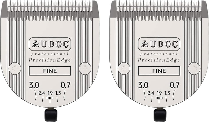 AUDOC 2-Pack Professionelle Tier-5-in-1-Klinge mit Verstellbarer Schnittlänge von 0,7–3 mm,kompatibe