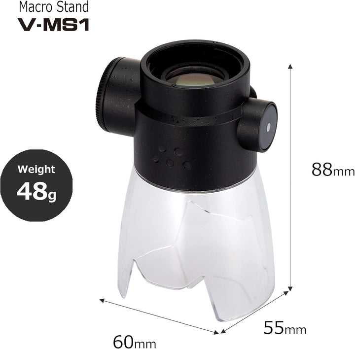 Monokularer Makroständer PENTAX V-MS1 mit LED-Licht für PENTAX VM6X21 Wenn er am Monokular angebrach