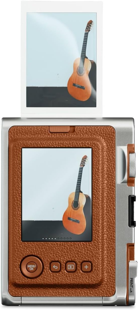 instax mini EVO™ Braun - Type USB-C Braun mini EVO camera, Braun mini EVO camera