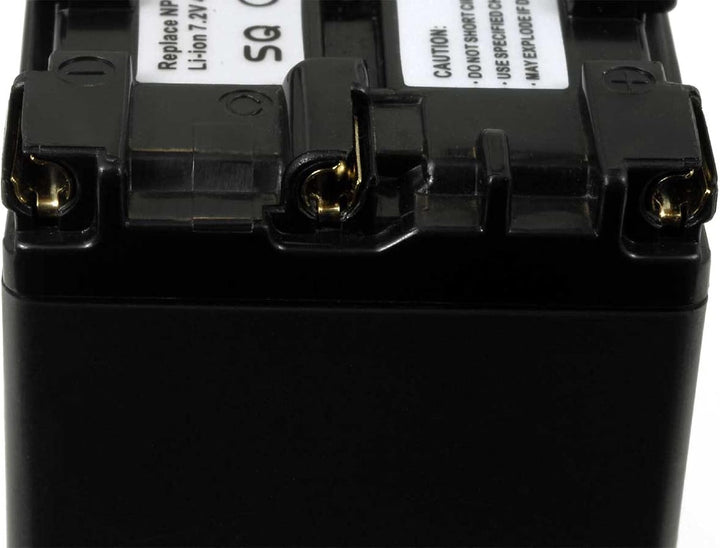 Akku für Sony Videokamera DCR-TRV145 4200mAh Anthrazit mit LEDs, 7,4V, Li-Ion