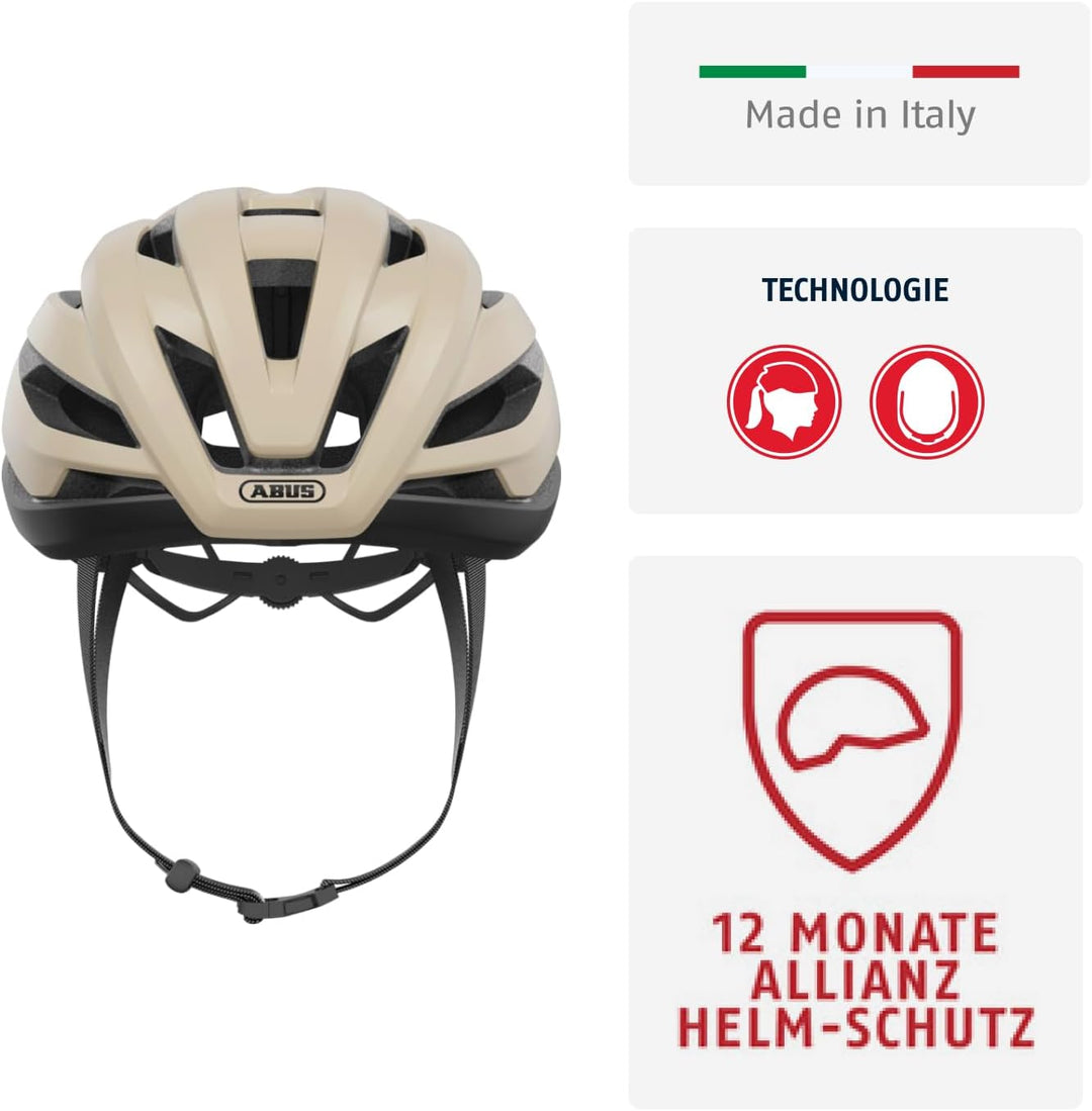 ABUS Rennradhelm StormChaser - Leichter und komfortabler Fahrradhelm für professionellen Radsport fü