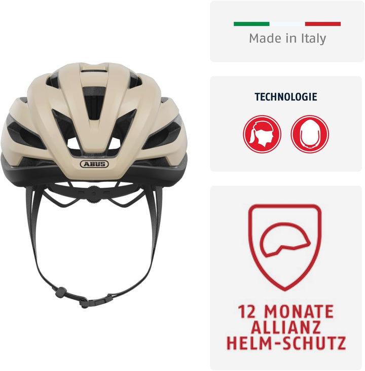 ABUS Rennradhelm StormChaser - Leichter und komfortabler Fahrradhelm für professionellen Radsport fü