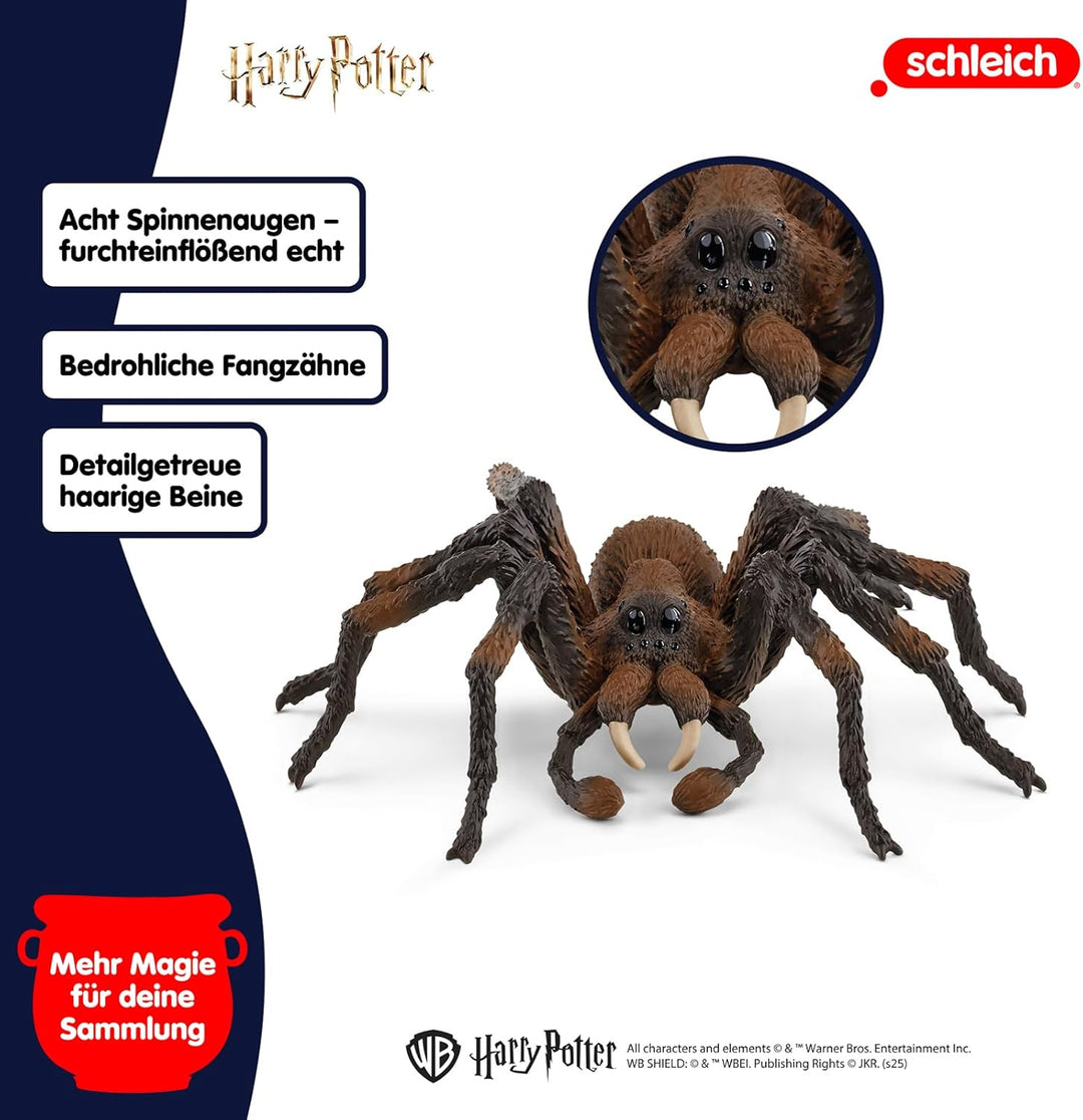 SCHLEICH Harry Potter | Aragog 13987 | Spinnenfigur mit 8 Augen | als Harry Potter Deko oder Sammelf