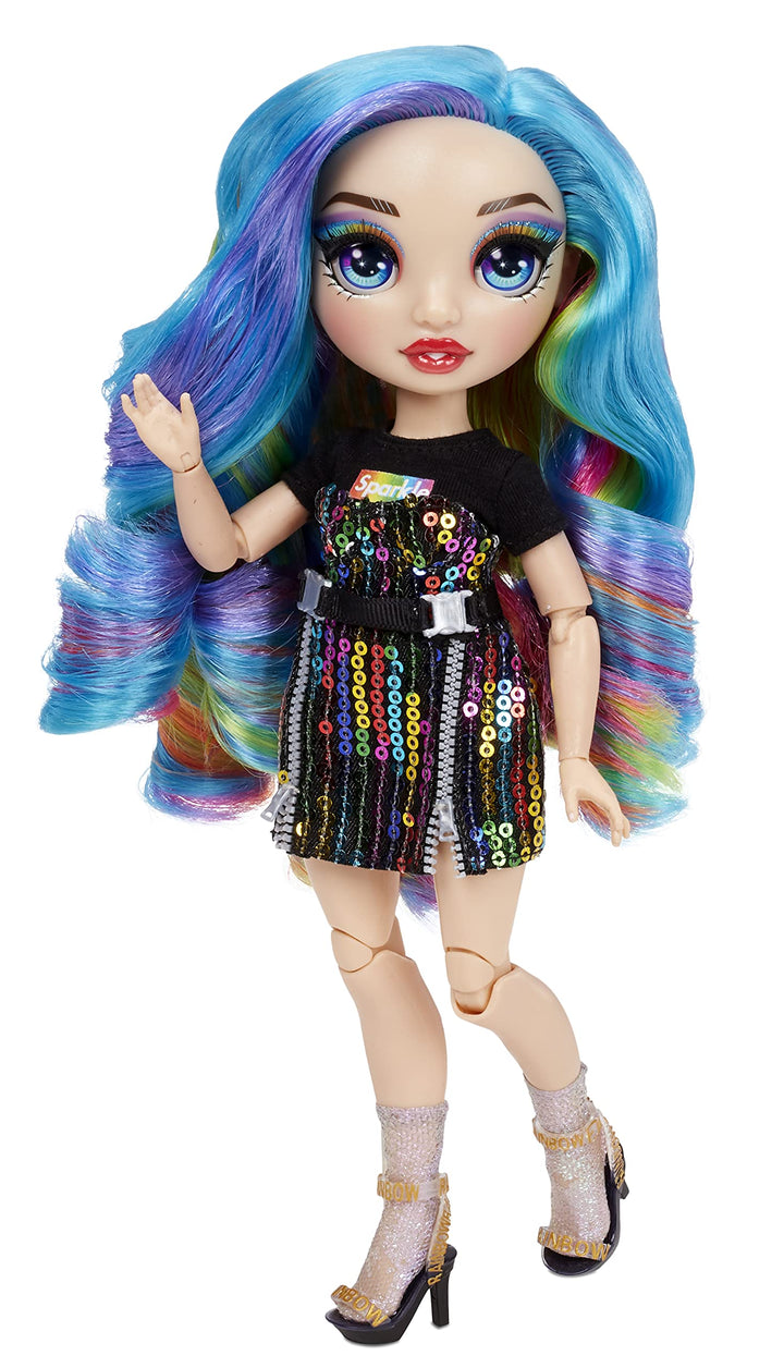Rainbow High Fashion Doll - Amaya Raine - Regenbogen Puppe mit Luxus-Outfits, Accessoires und Puppen