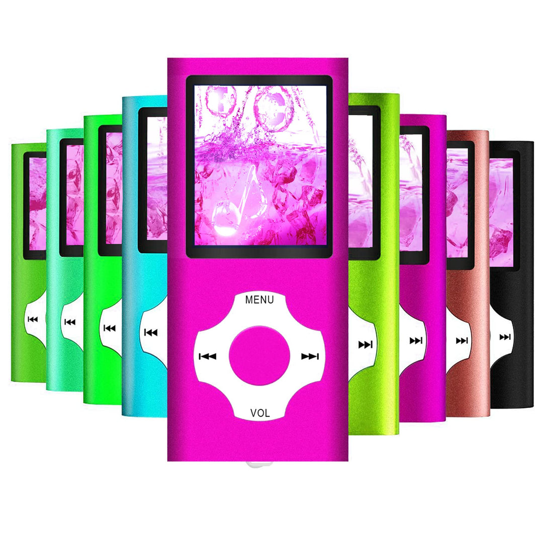 Hotechs MP3-Player/MP4-Player, MP3-Player mit 32 GB Speicherkarte, schlankes Design, digitales LCD-D