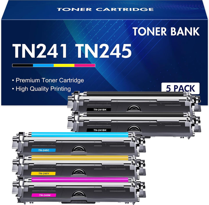 Toner Bank TN241 TN245 Kompatibel für Brother MFC 9332CDW DCP 9022CDW MFC 9142 CDN MFC-9332CDW DCP-9