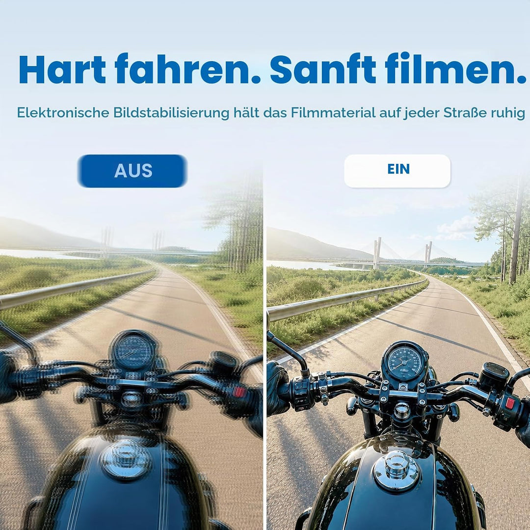 AKASO Brave 7 LE Action Cam 4k30FPS 20MP mit 128GB U3 Speicherkarte Unterwasserkamera IPX7 wasserdic