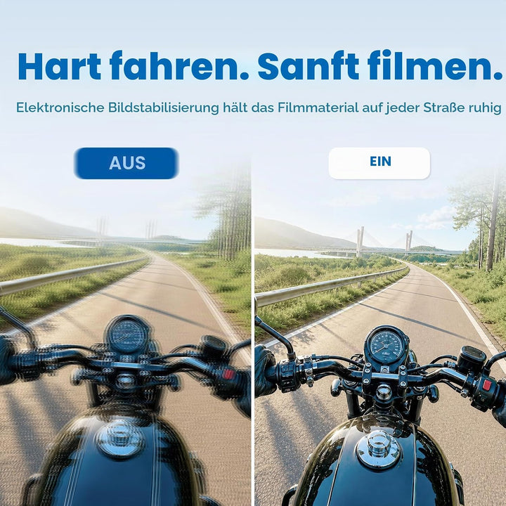 AKASO Brave 7 LE Action Cam 4k30FPS 20MP mit 128GB U3 Speicherkarte Unterwasserkamera IPX7 wasserdic