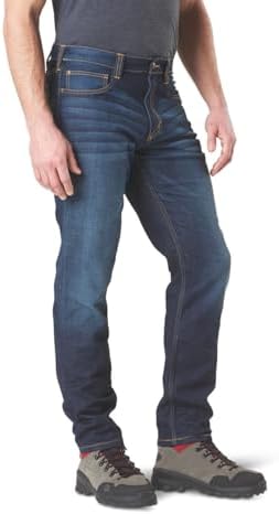5.11 Tactical Herren 'Defender – Flex Jean – Slim 30W / 30L Dark Wash Indigo 649, 30W / 30L Dark Was