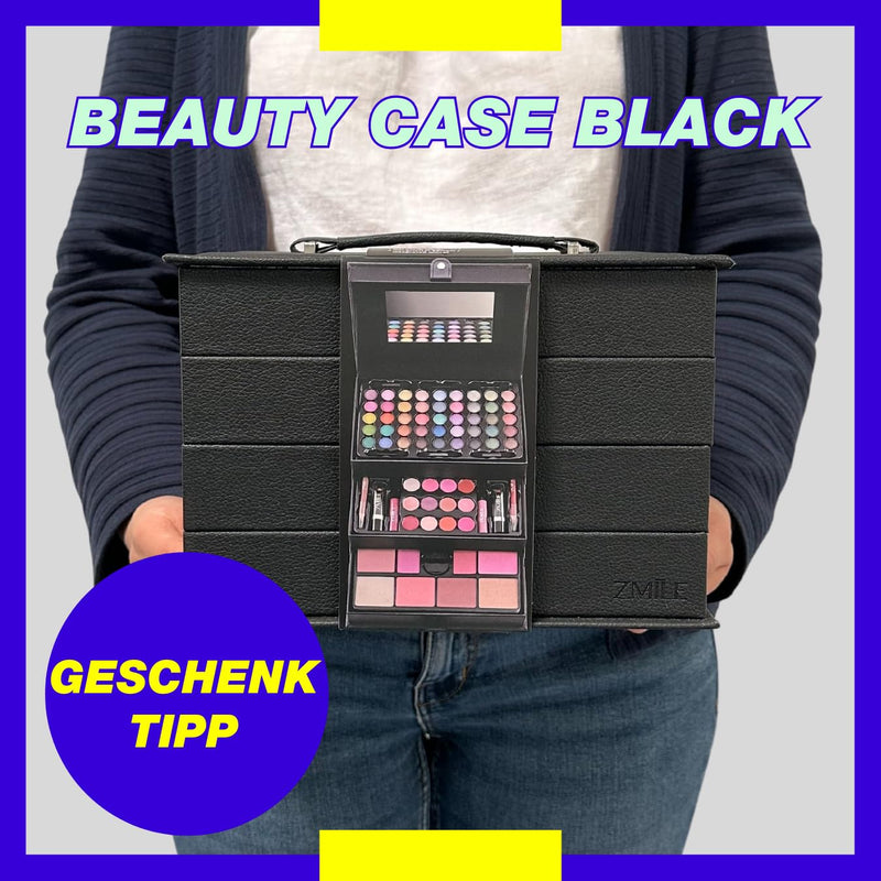 ZMILE COSMETICS Beauty Case Black Kosmetikkoffer vegane Kosmetik mit Schminke - Make Up Set für unte