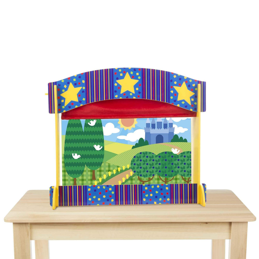 Melissa & Doug 12536 Tisch Puppentheater aus Holz