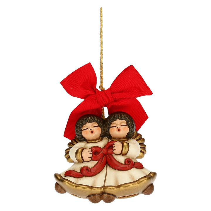 THUN - Weihnachtsschmuck Paar Engel Maxi - Keramik - Weihnachtslinie - Wohnzimmer, Dekoration des Ha