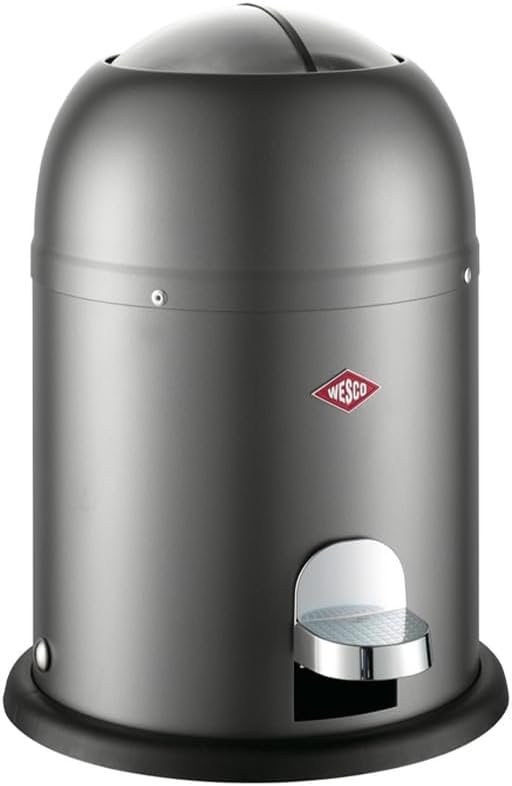 WESCO Mini Master Abfalleimer 6 L, Graphit, Graphit Matt
