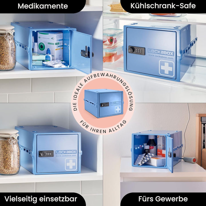 Lockabox One™ | Kompakte Abschliessbare Box aus Polycarbonat mit Zahlenschloss für mehr Sicherheit z
