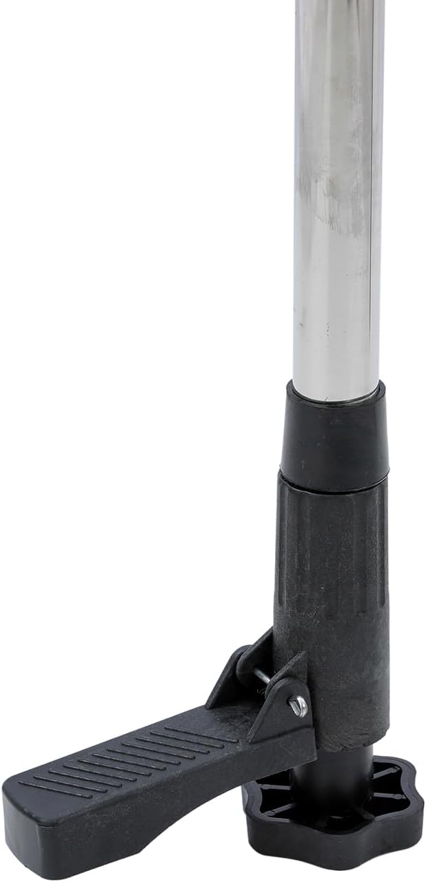 Laser-Wasserwaage mit Teleskopstange 3.7M, Edelstahl, Fussbedienung, Tasche 311579