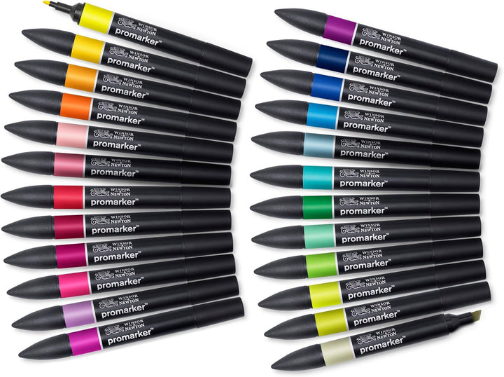 Winsor &amp; Newton 0290030 ProMarker (im Wallet, Professioneller Layoutmarker - 2 Spitzen, fein und bre