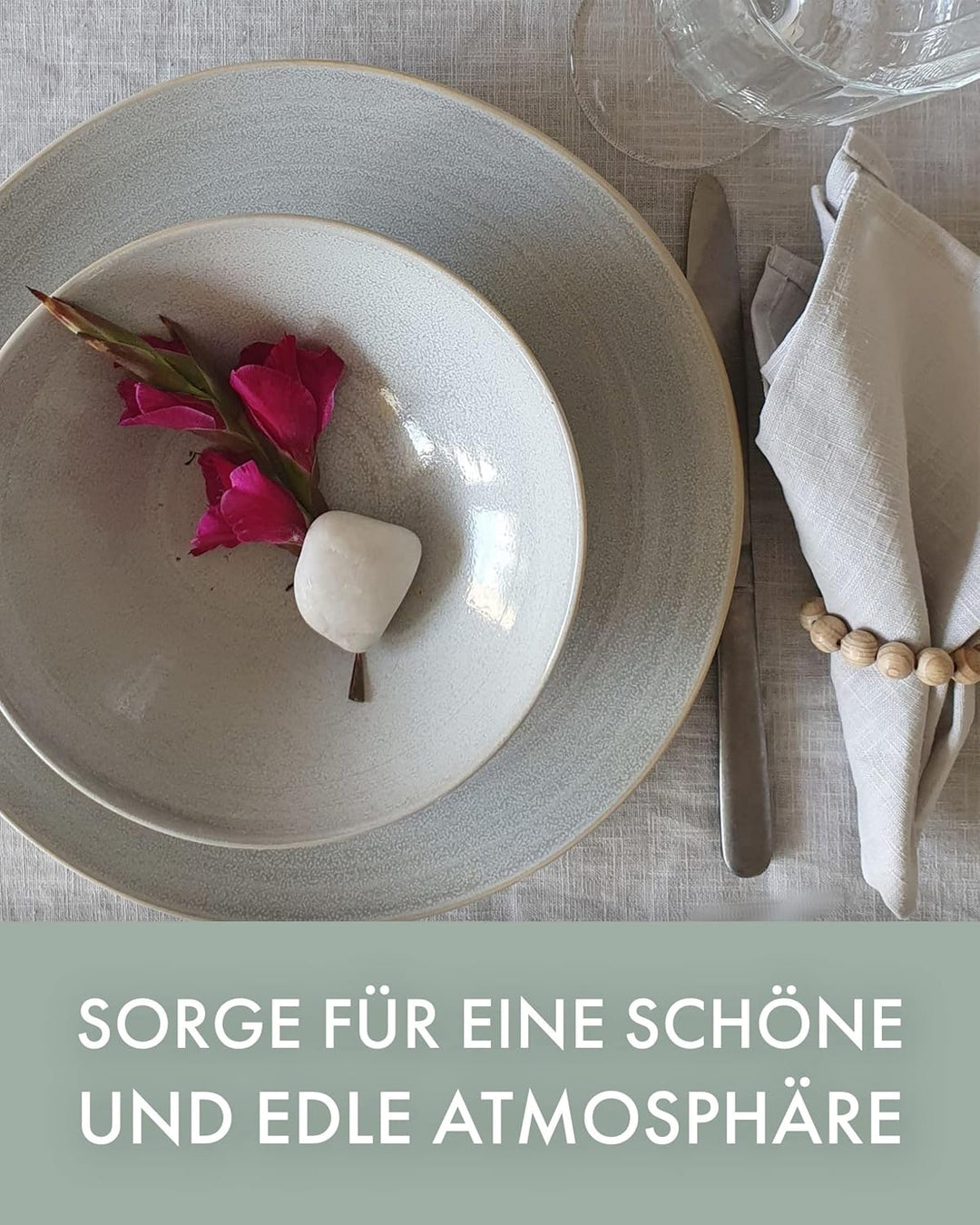 Farnberg 6 Servietten aus Leinen - hochwertige Stoffservietten - edle Hochzeitsservietten - Wiederve