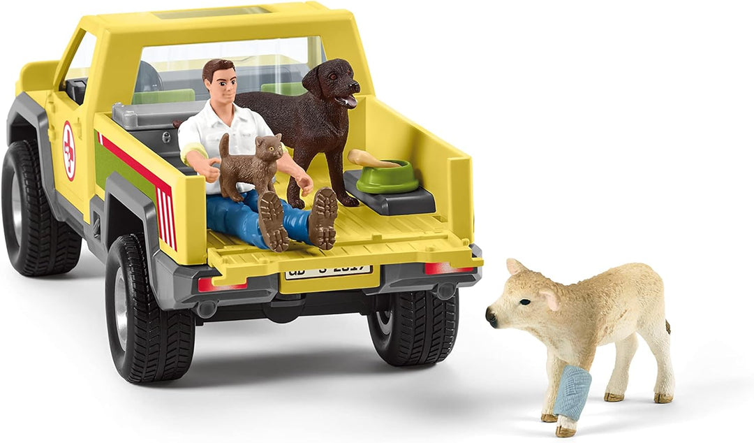 Schleich 42503 Veterinarian visit at the Farm World Standardverpackung