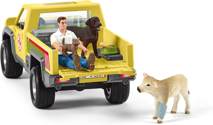 Schleich 42503 Veterinarian visit at the Farm World Standardverpackung