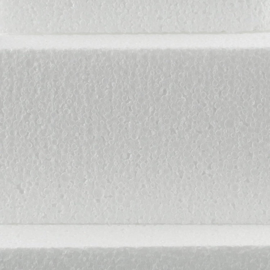 MCE-Commerce A3997913 Styropor Herz-Torte Set dreistöckig H 5cm, 10cm 15cm 20cm, weiss, 20x20x15cm,