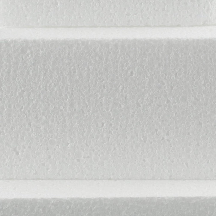MCE-Commerce A3997913 Styropor Herz-Torte Set dreistöckig H 5cm, 10cm 15cm 20cm, weiss, 20x20x15cm,