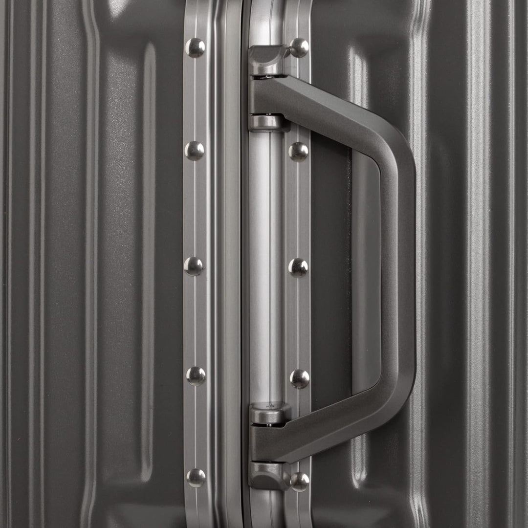 Travelhouse London Boardkoffer S-55cm · Aluminium Rahmen · Polykarbonat Hartschale · 2X TSA Zahlensc