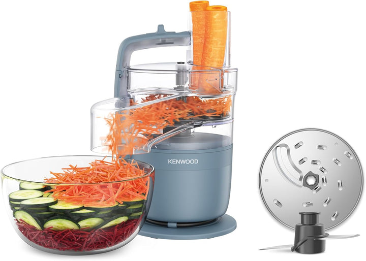 Kenwood MultiPro Compact – Kompakte Küchenmaschine mit Express Serve, Edelstahlmesser, Schneid- und