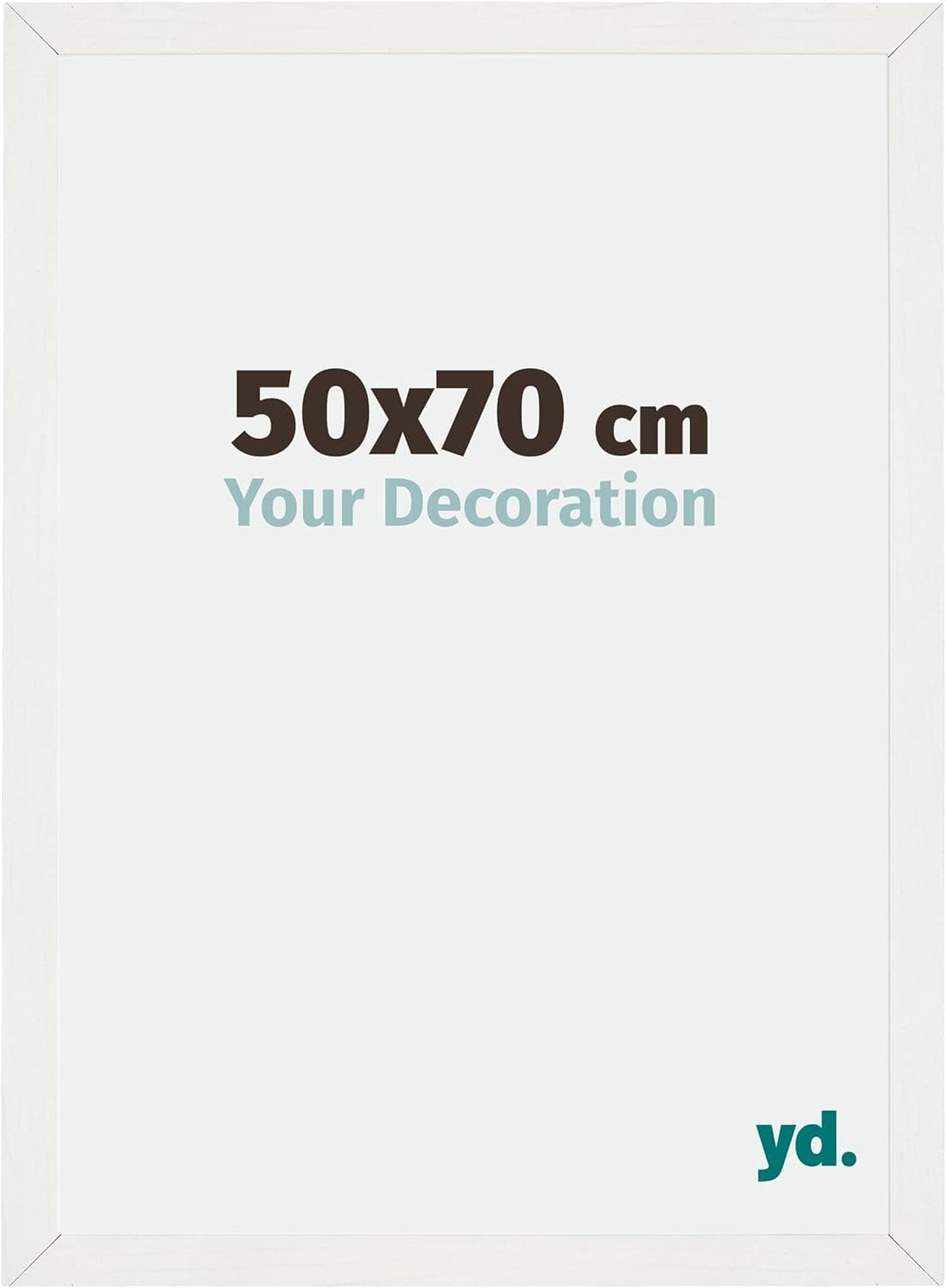 yd. Your Decoration - Bilderrahmen 50x70 cm - Bilderrahmen aus MDF mit Acrylglas - Antireflex - Ausg
