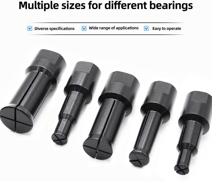 12er Set Motorrad Lagerabzieher Innen Werkzeug 9-23 mm 5 Grössen Innenlager Abzieher Kugellager Inne