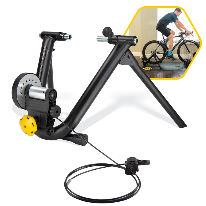 Saris Magnetischer und Magnetischer Plus Indoor Fahrradtrainer, Magnetischer Widerstand, Kompatibel