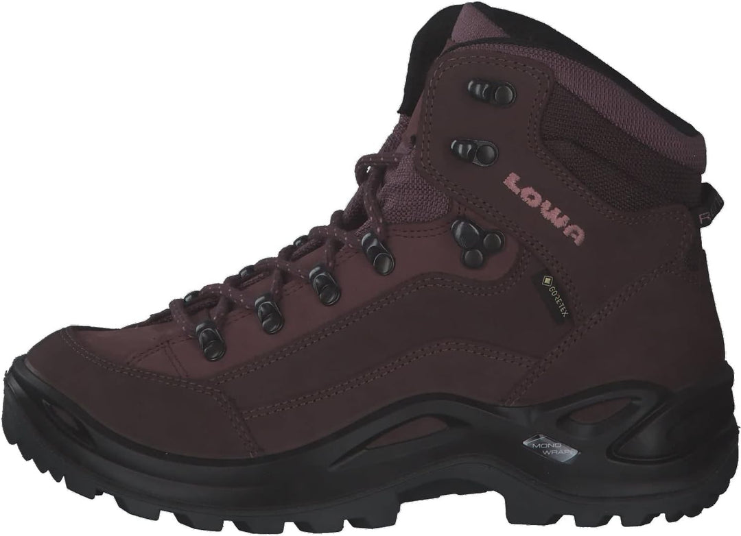 LOWA Renegade GTX MID Unisex Wanderstiefel Outdoor Goretex 38 EU Dunkelgrau Navy, 38 EU Dunkelgrau N