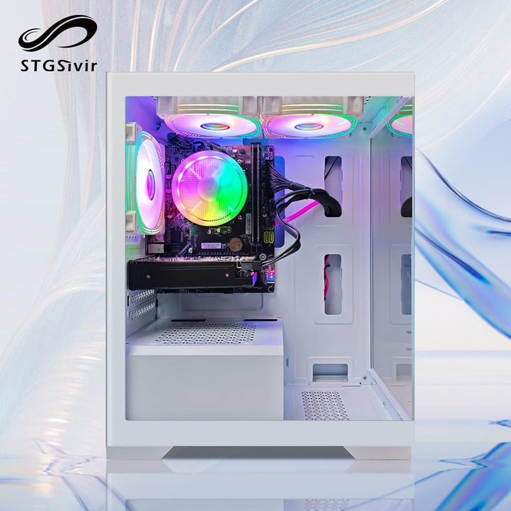STGsivir-Gaming Desktop PC-GeForce GTX 1660 Ti 6 GB GDDR6, Core i7 bis zu 3,9 GHz,16GB RAM,1TB SSD,