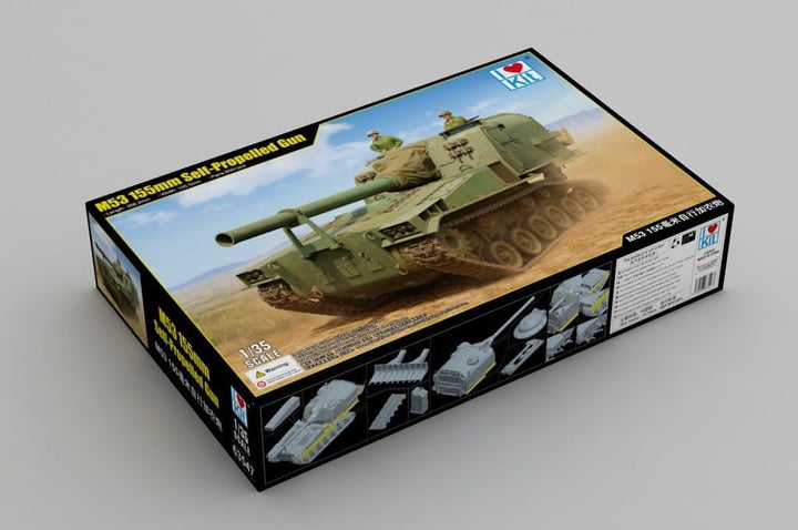 I Love Kits 63547 1/35 M53 155 mm Haubitze Modellbausatz, Mehrfarbig