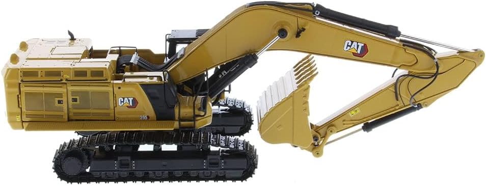 Diecast Masters Caterpillar Bagger mit extra Werkzeuge Cat 395 GP, Massstab 1:50, ca. 8,9 x 11,4 x 2