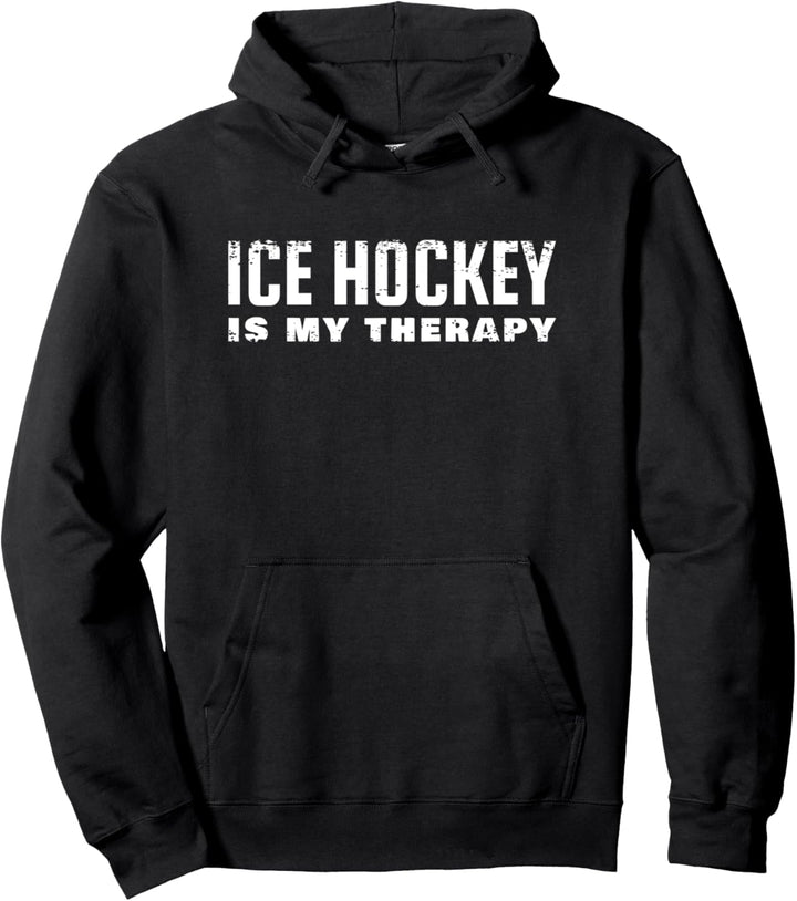 Eishockey ist meine Therapie Pullover Hoodie