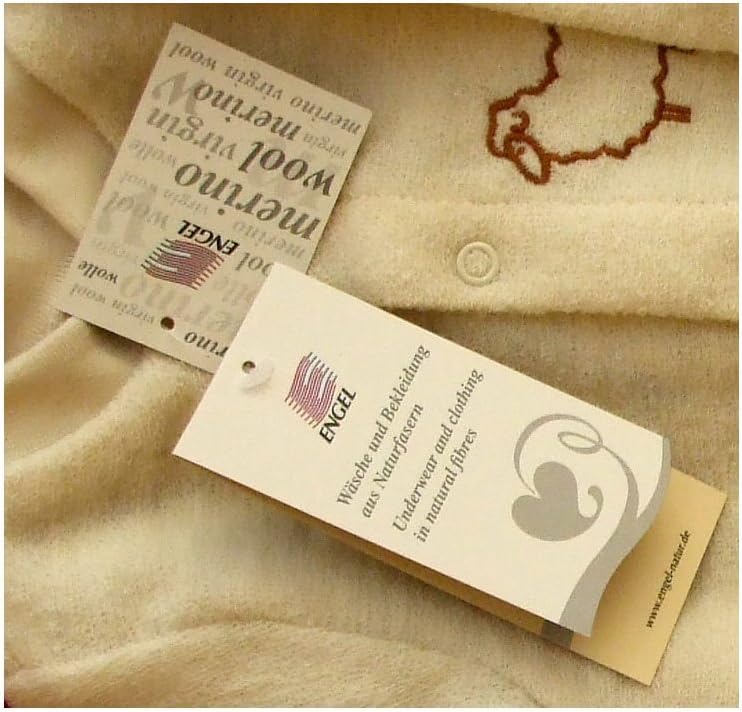 Cosilana Baby Jäckchen mit Kapuze aus weichem Wollfleece, 60% Schurwolle kbT, 40% Baumwolle (kbA) La