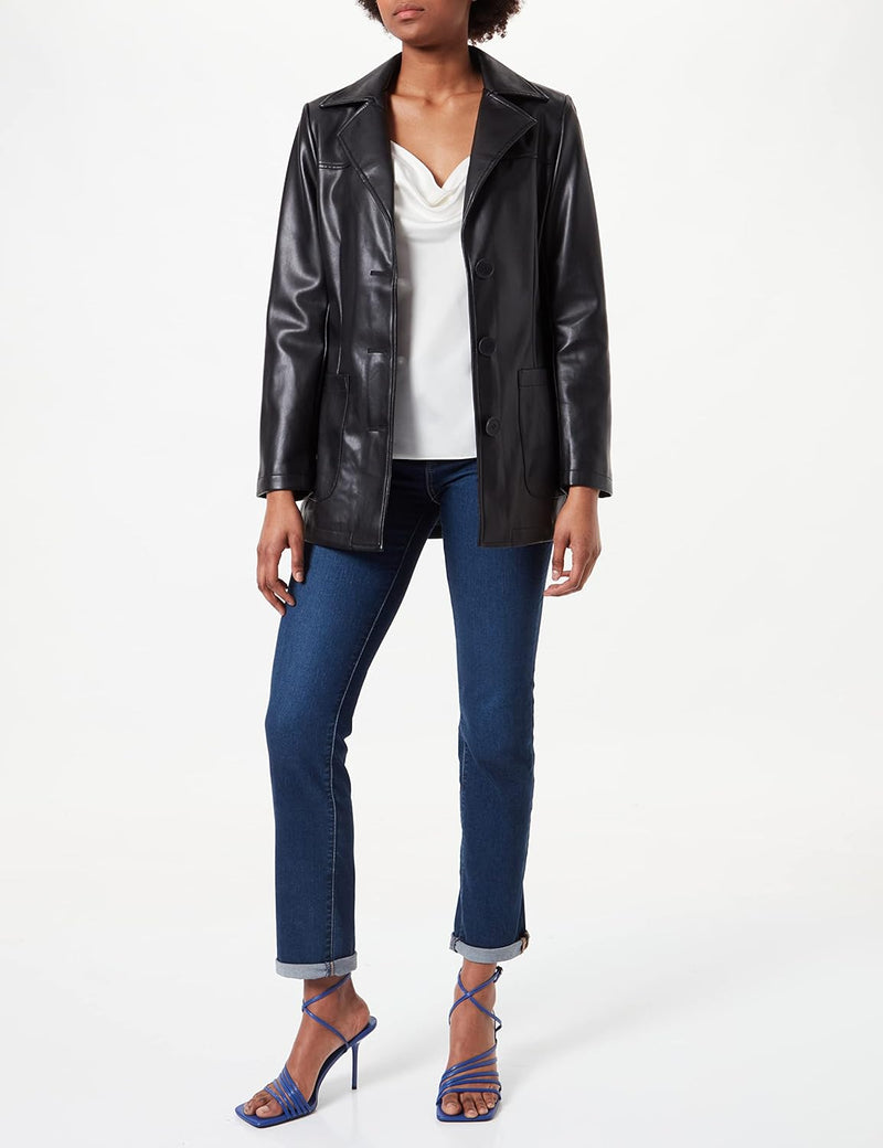 NA-KD Damen Pu Blazer