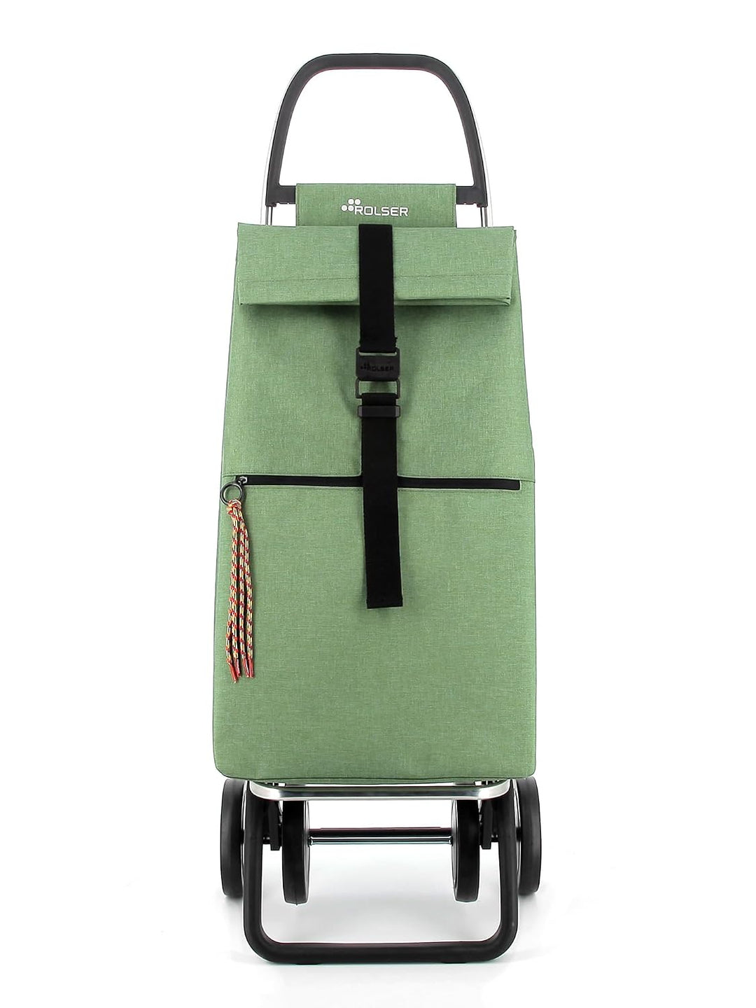 Einkaufstrolley Rolser Big Tweed 4 Räder - Grün 4 Räder Grün, 4 Räder Grün